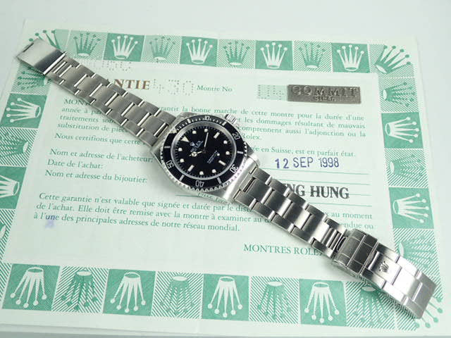 ロレックス サブマリーナー Ref.14060 ブラック文字盤 中古 submariner-220