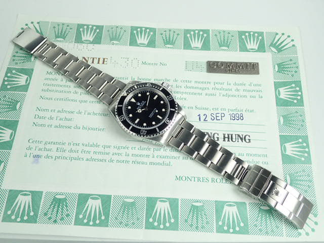 ロレックス サブマリーナー Ref.14060 ブラック文字盤 中古 submariner-220