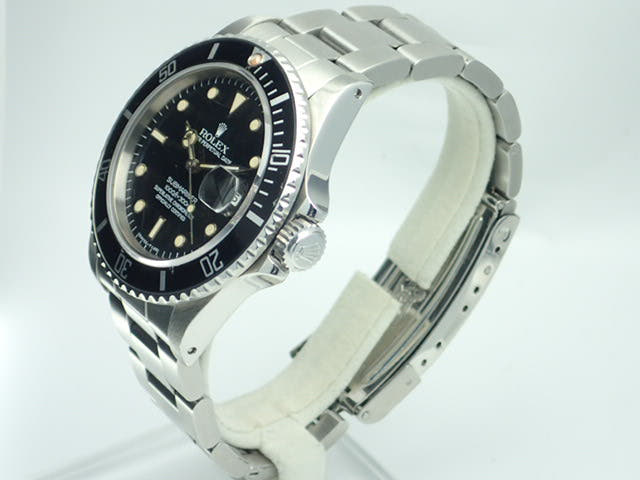 ロレックス サブマリーナー Ref.16800 ブラック文字盤 中古 submariner-224