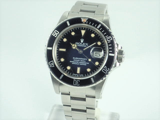 ロレックス サブマリーナー Ref.16800 ブラック文字盤 中古 submariner-224