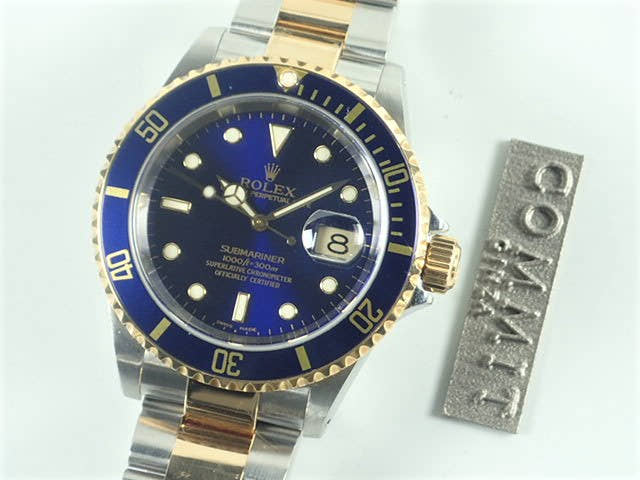 ロレックス サブマリーナー Ref.16613 ブルー文字盤 中古 submariner-226