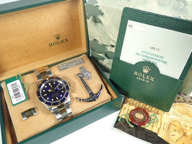 ロレックス サブマリーナー Ref.16613 ブルー文字盤 中古 submariner-226