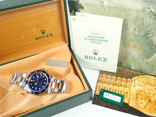 ロレックス サブマリーナー Ref.16613 ブルー文字盤 中古 submariner-229
