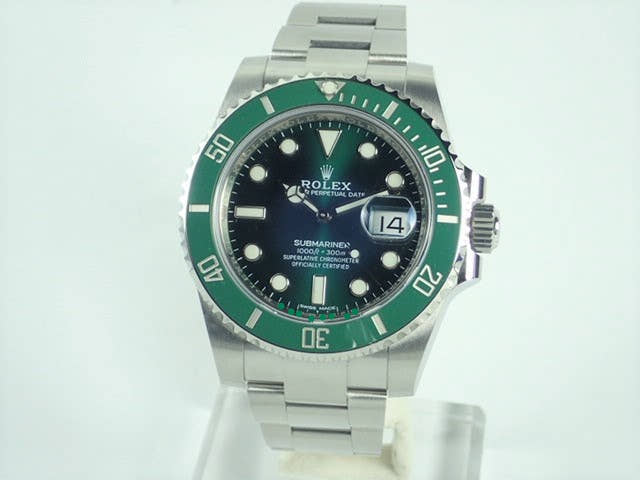 ロレックス サブマリーナー Ref.116610LV グリーン文字盤 美品 submariner-232