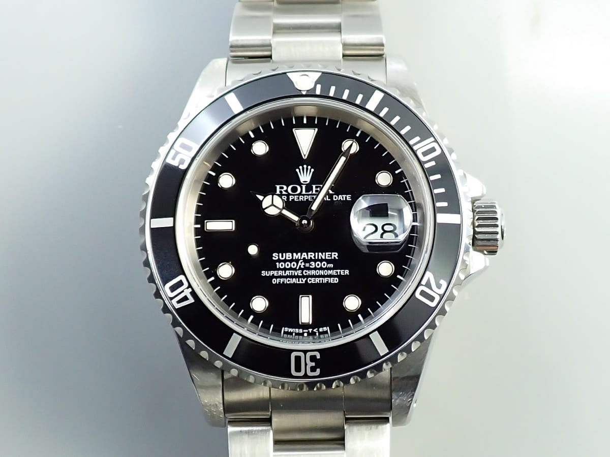 ロレックス サブマリーナー デイト Ref.16610 ブラック文字盤 中古 5J97F8Z8