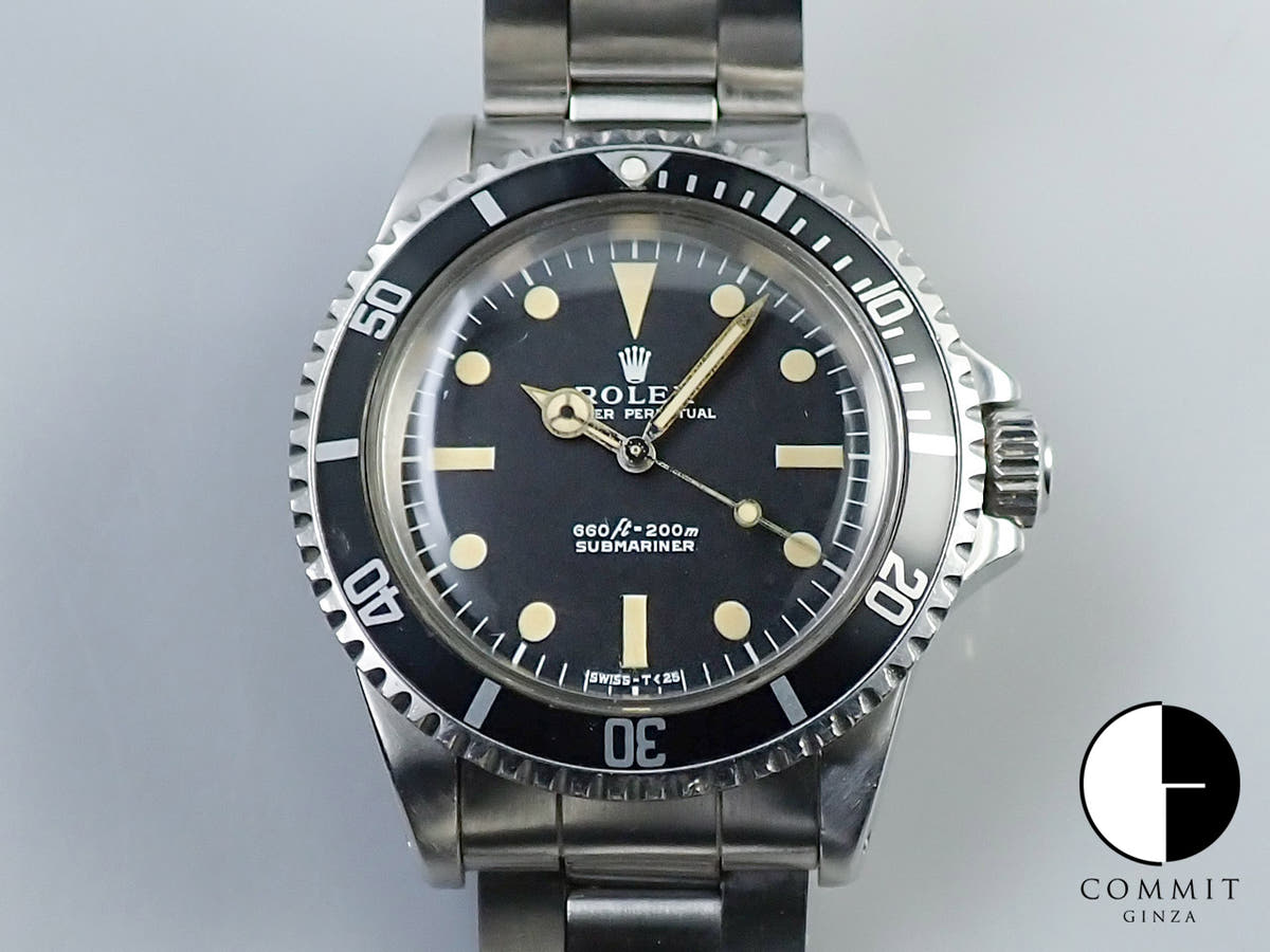 ロレックス サブマリーナー Ref.5513 ブラック文字盤 中古 6YL68M22