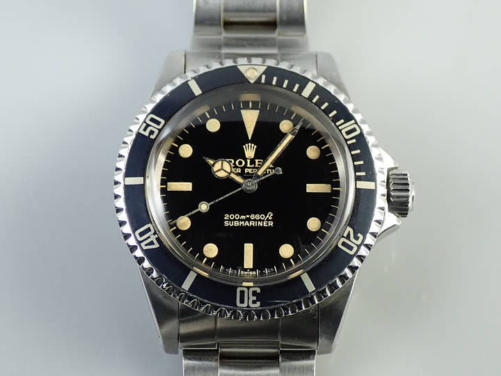 ロレックス サブマリーナー Ref.5513M ブラック文字盤 中古 RJHX9516