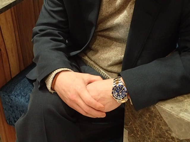 ロレックス サブマリーナー Ref.16613 ブルー文字盤 中古 submariner-239