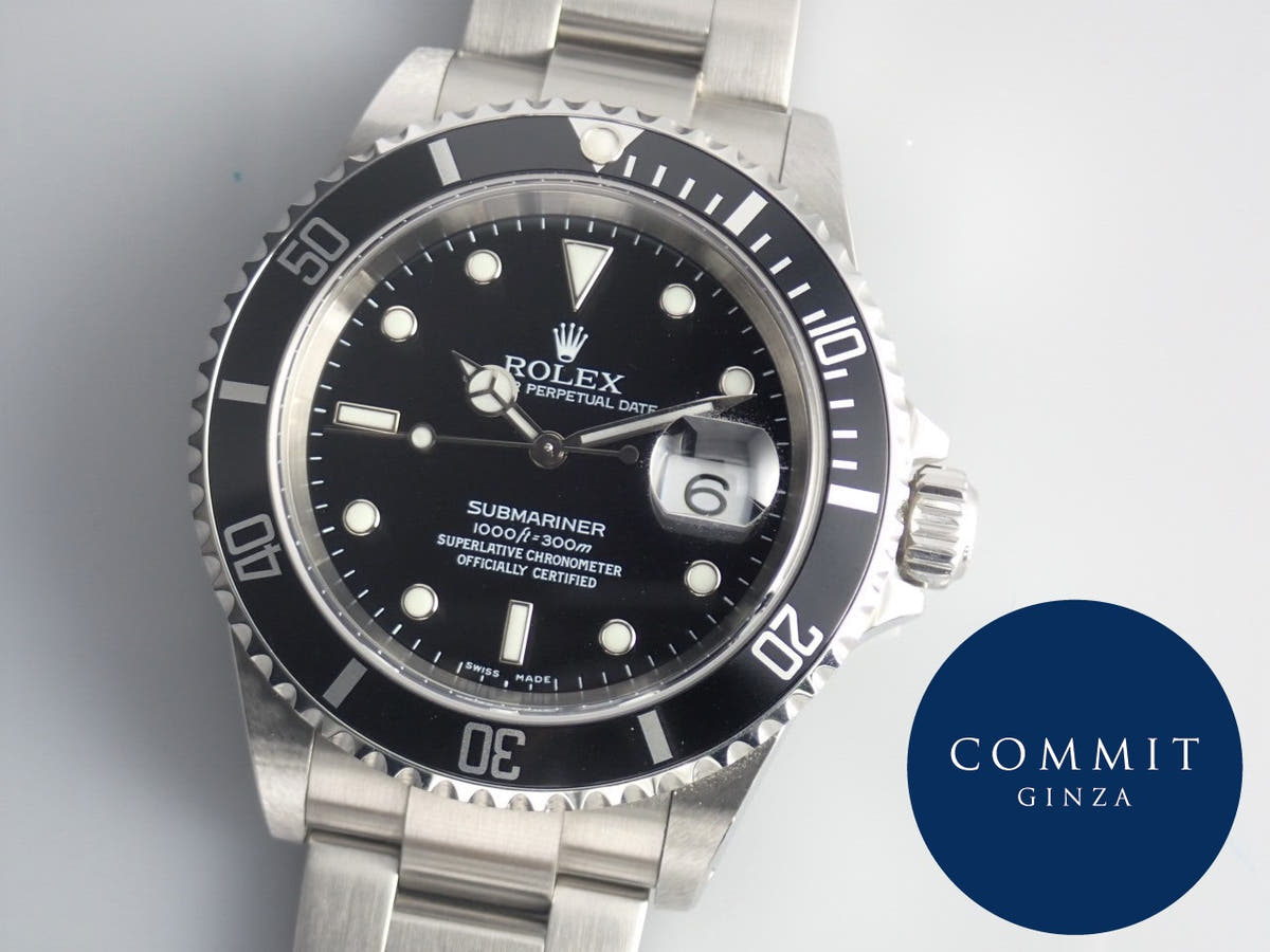 ロレックス サブマリーナー Ref.16610 ブラック文字盤 中古 submariner-248