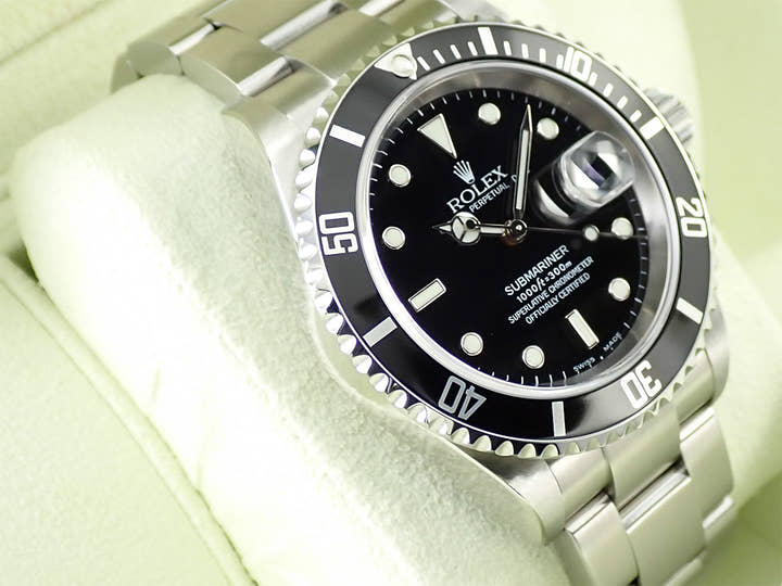 ロレックス サブマリーナー デイト Ref.16610 ステンレススチール ブラック文字盤