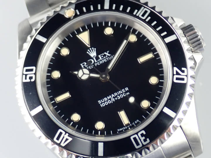 ロレックス サブマリーナー Ref.14060 ブラック文字盤 中古 submariner-252