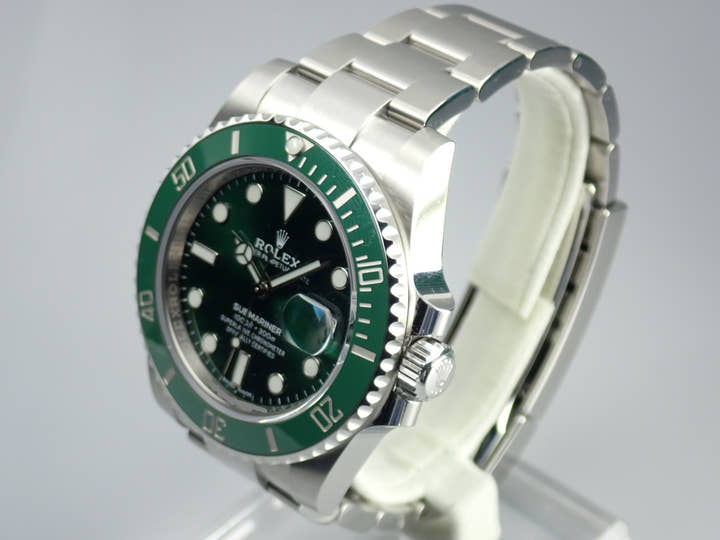 ロレックス サブマリーナー Ref.116610LV グリーン文字盤 美品 submariner-253