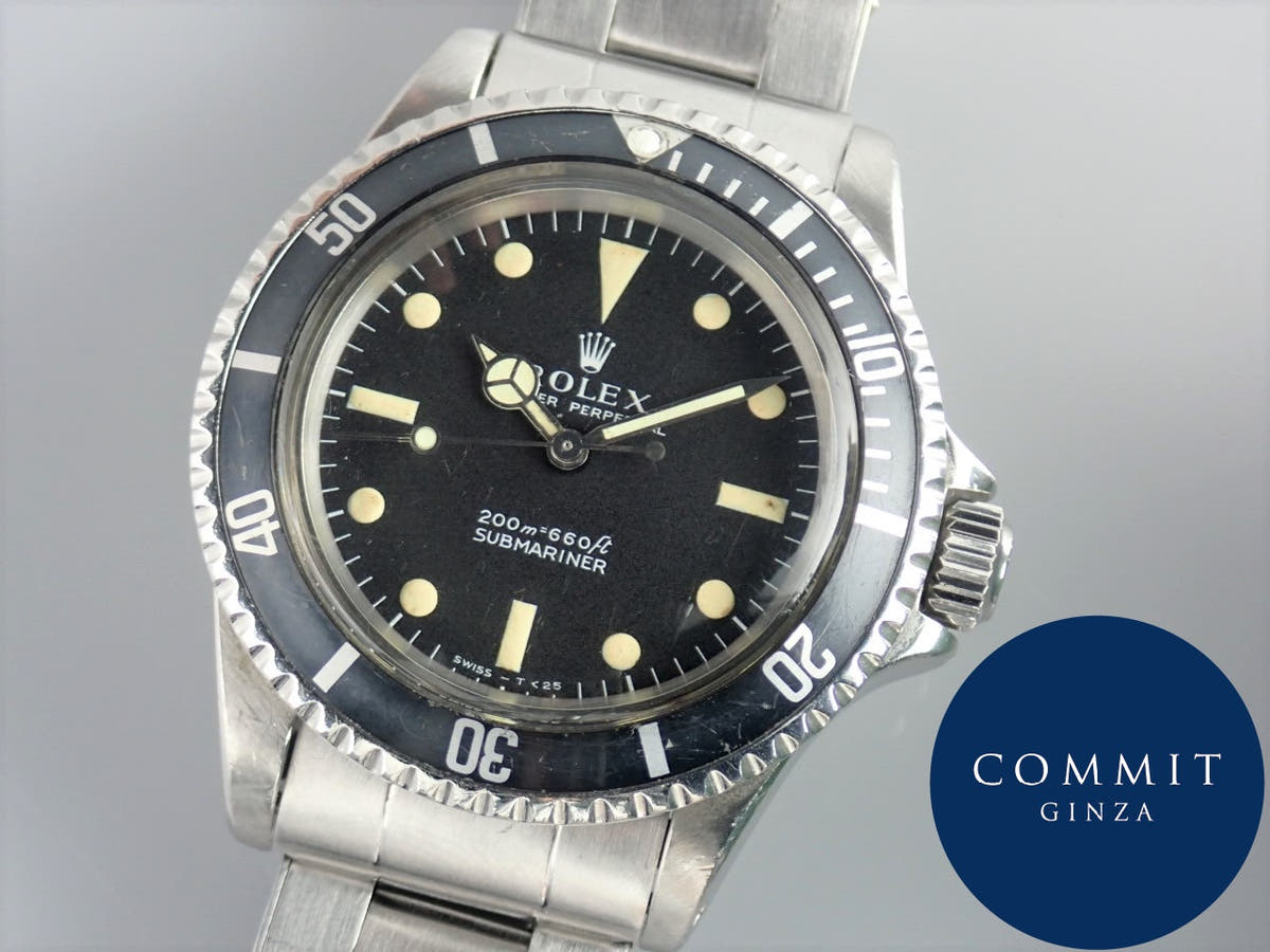 ロレックス サブマリーナー Ref.5513 ブラック文字盤 中古 submariner-254