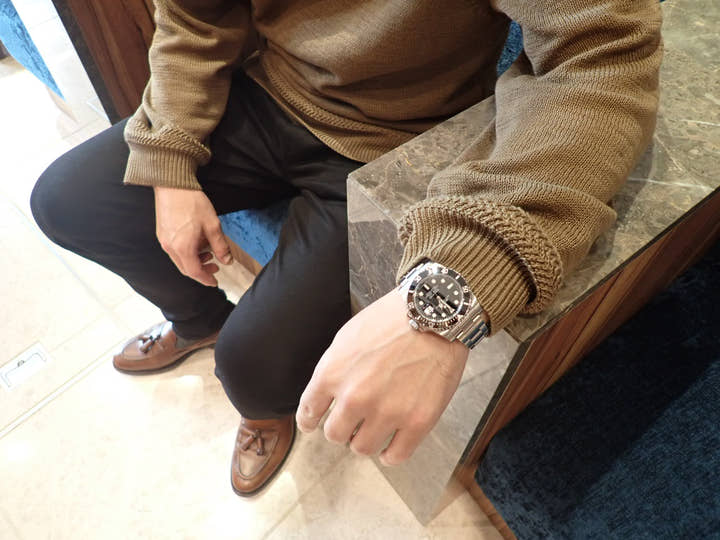 ロレックス サブマリーナー Ref.116610LN ブラック文字盤 中古 submariner-256