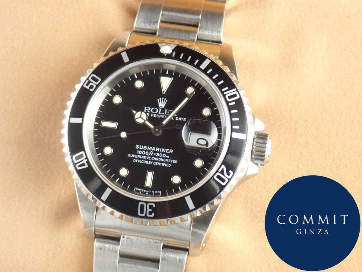 ロレックス サブマリーナー Ref.16610 ブラック文字盤 中古 submariner-258
