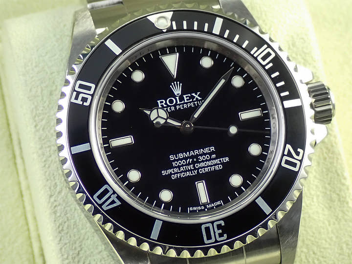 ロレックス サブマリーナー ノンデイト Ref.14060M ステンレススチール ブラック文字盤