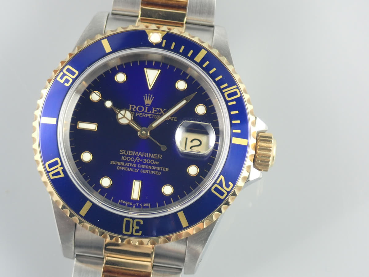 ロレックス サブマリーナー Ref.16613 ブルー文字盤 中古 submariner-267