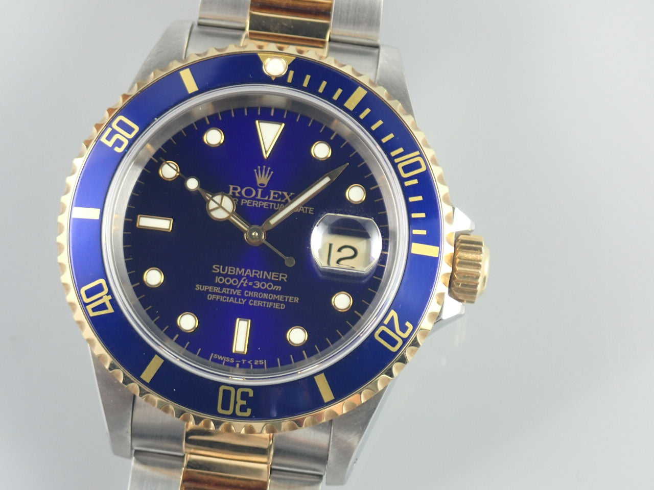 Rolex Submariner combination model blue sub X serial number