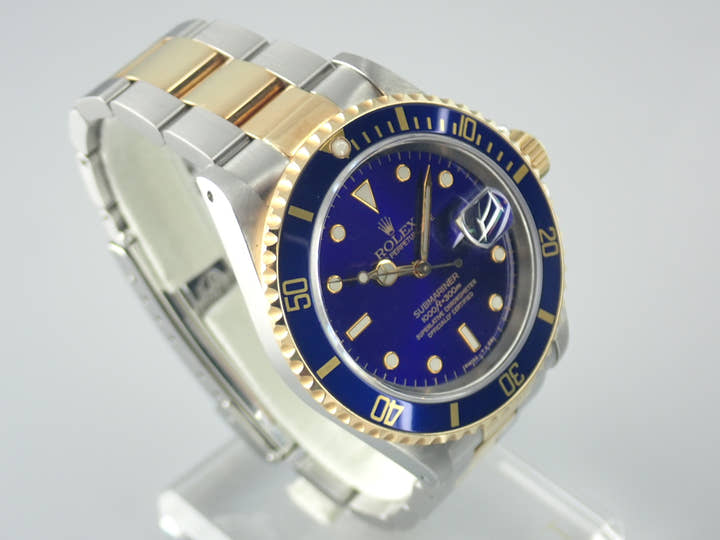 ロレックス サブマリーナー Ref.16613 ブルー文字盤 中古 submariner-267
