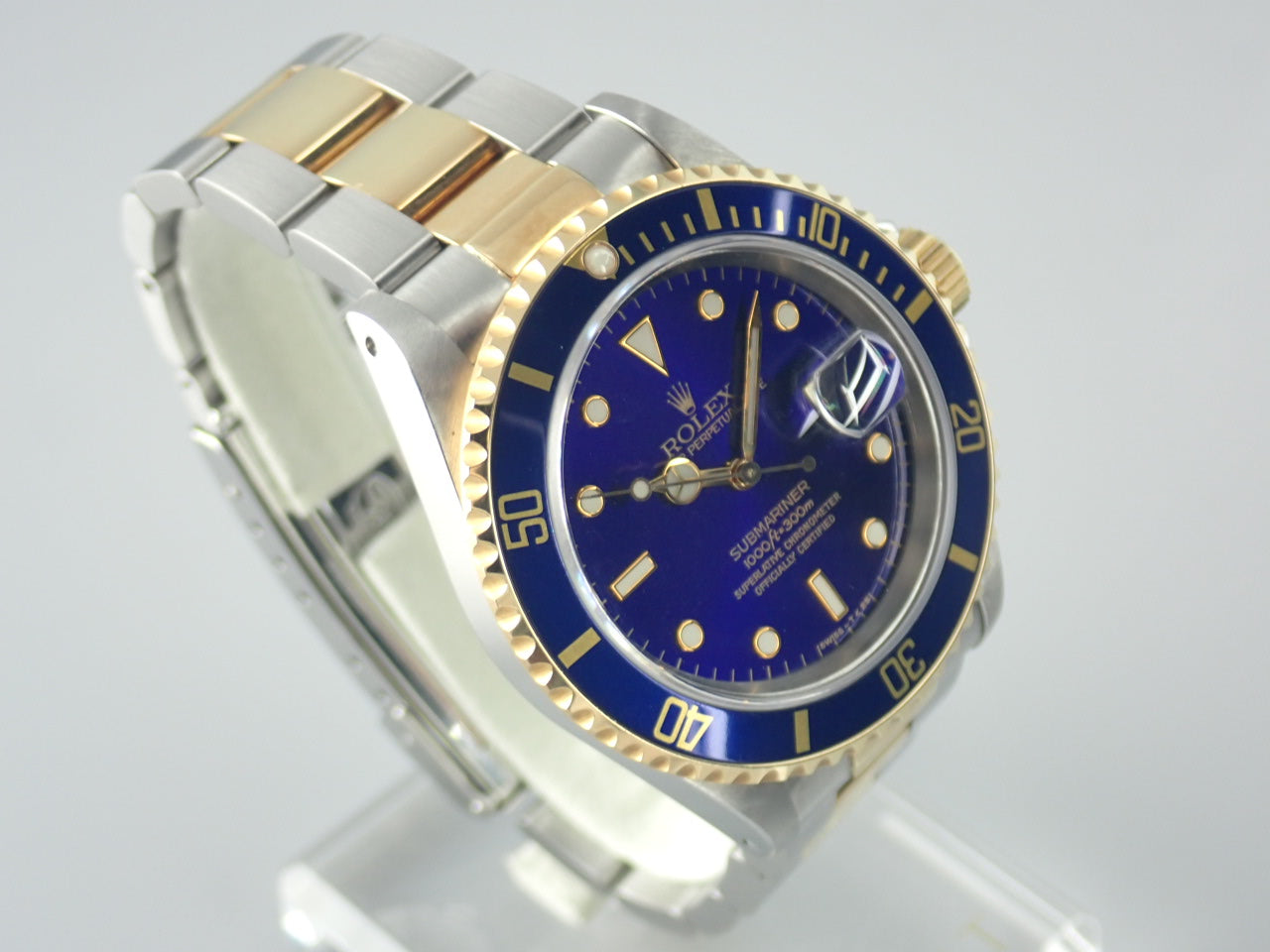 Rolex Submariner combination model blue sub X serial number