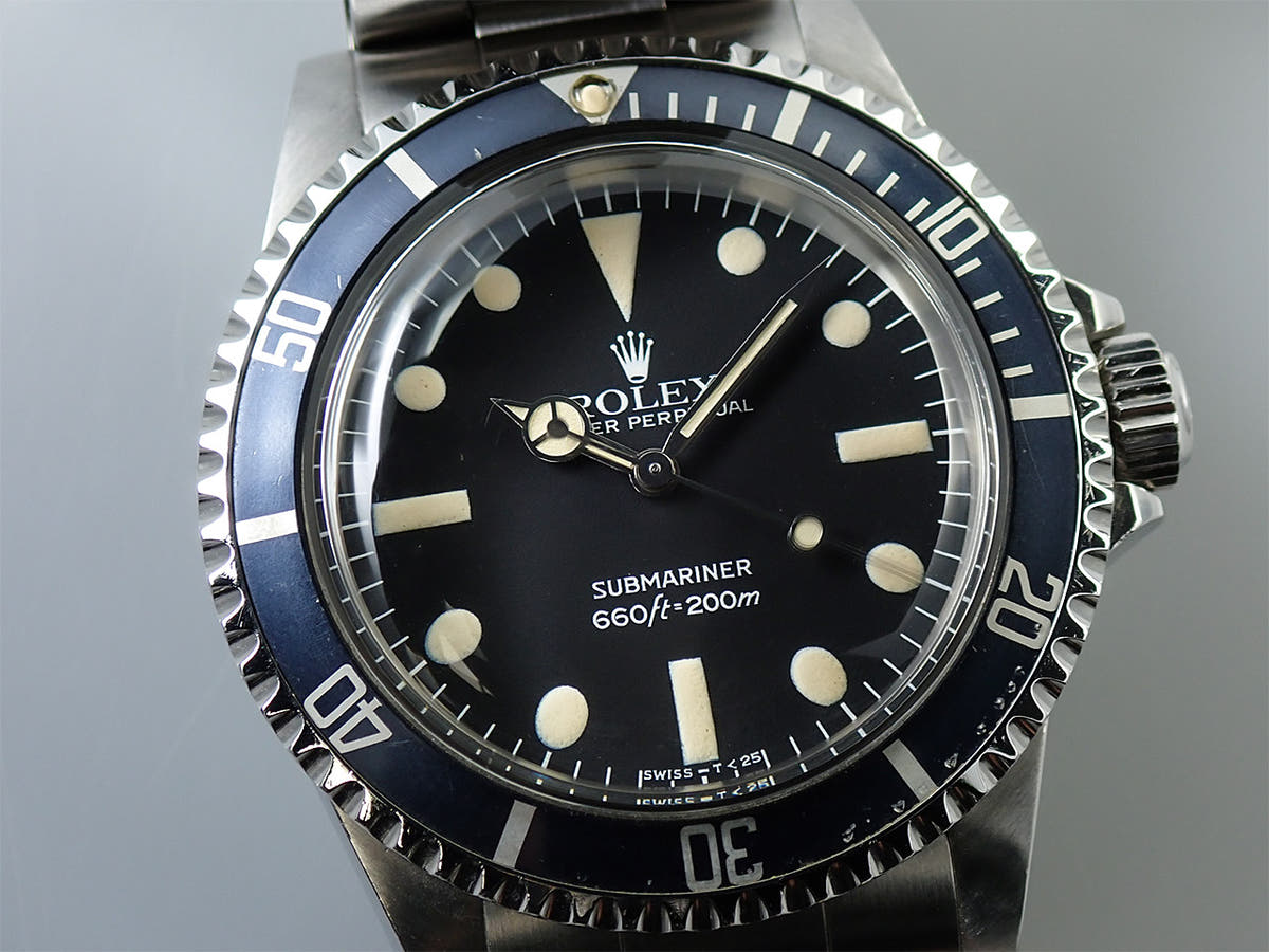 ロレックス サブマリーナー Ref.5513 ブラック文字盤 中古 4PR17610