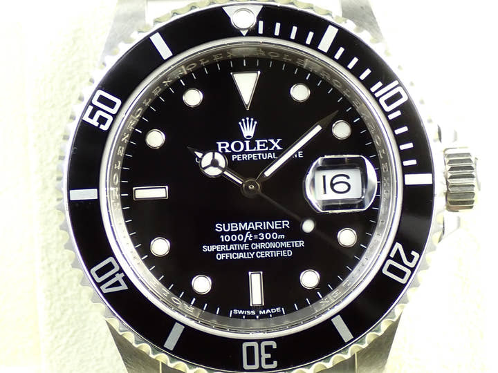 Rolex Submariner Date Ref. 16610 Stainless Steel Black Dial