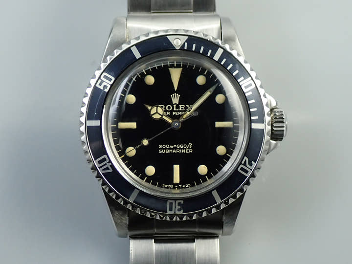 ロレックス サブマリーナー Ref.5513M ブラック文字盤 中古 XV9MPXV7