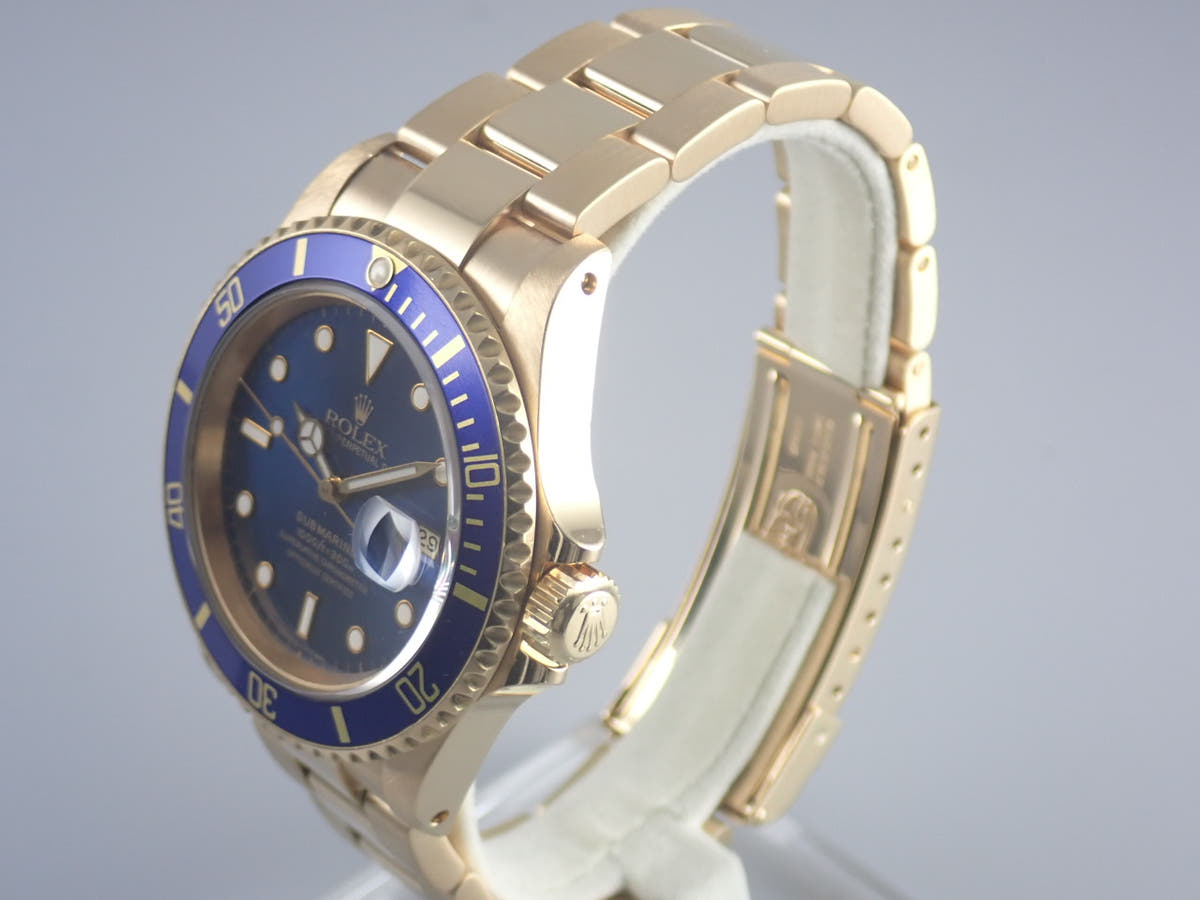 ロレックス サブマリーナー Ref.16618 ブルー文字盤 中古 submariner-277