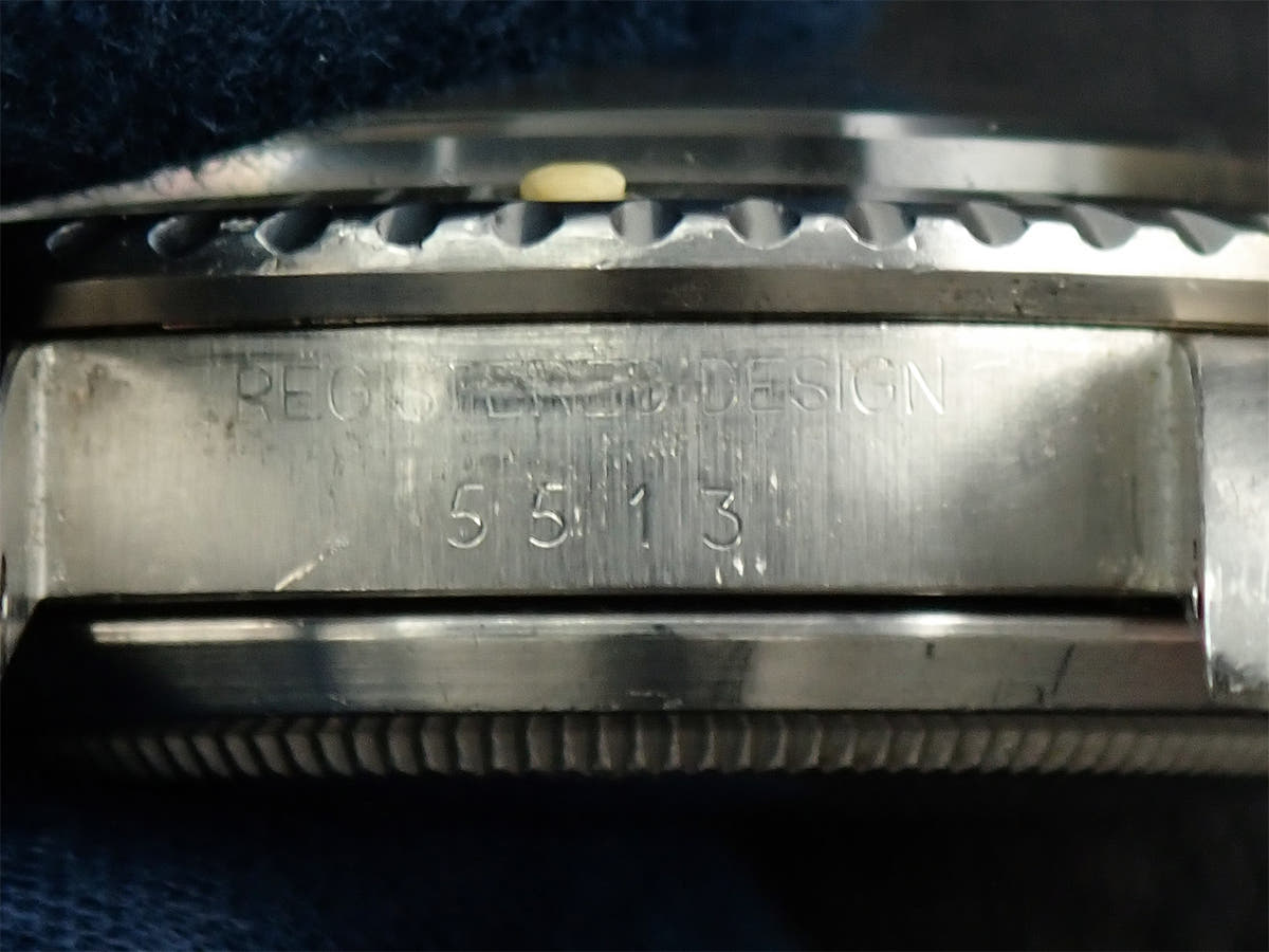 ロレックス サブマリーナー Ref.5513 ブラック文字盤 中古 XW769928