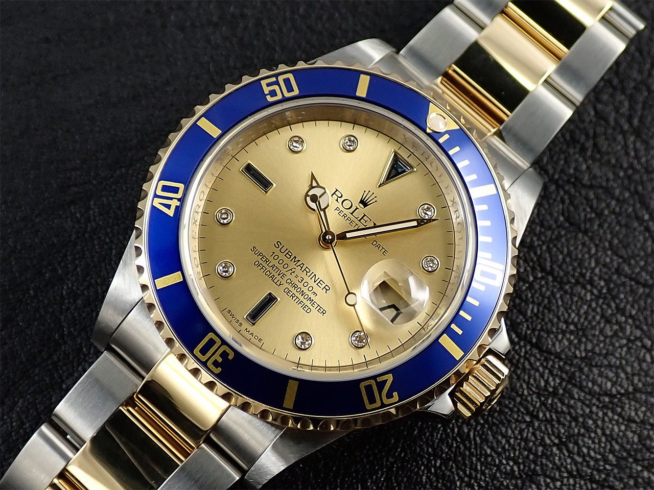 ロレックス サブマリーナー デイト 16613SG シャンパン 美品
