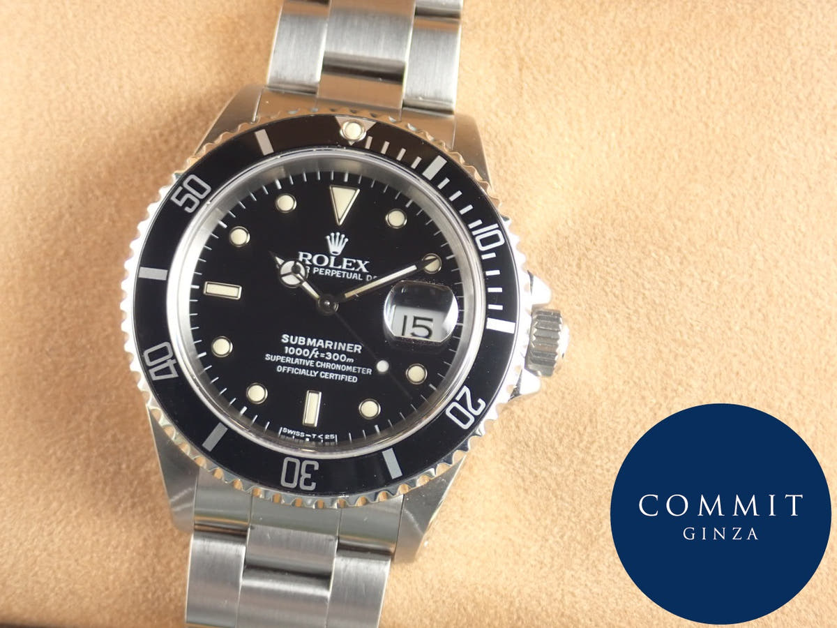 ロレックス サブマリーナー Ref.16610 ブラック文字盤 中古 submariner-285