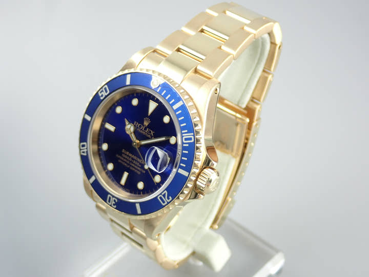 ロレックス サブマリーナー Ref.16618 ブルー文字盤 中古 submariner-288