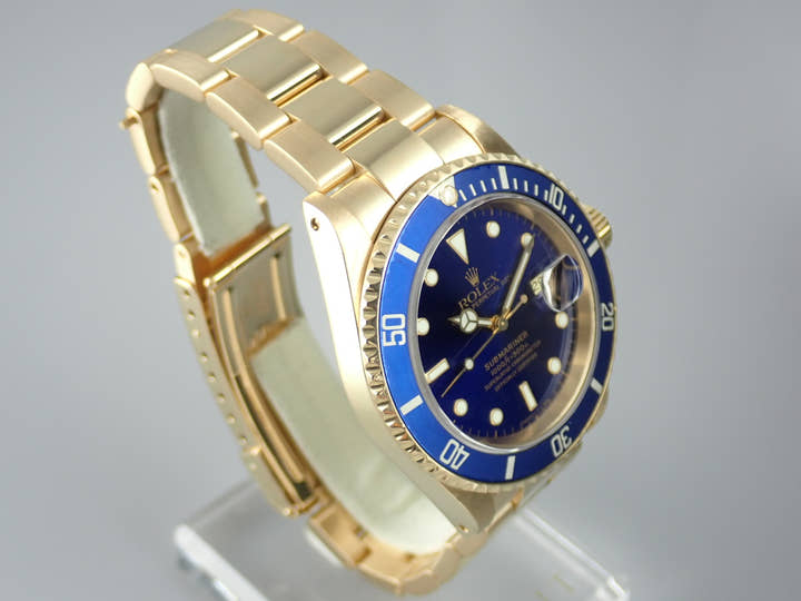 ロレックス サブマリーナー Ref.16618 ブルー文字盤 中古 submariner-288