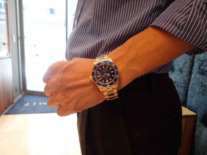 ロレックス サブマリーナー Ref.16618 ブルー文字盤 中古 submariner-288