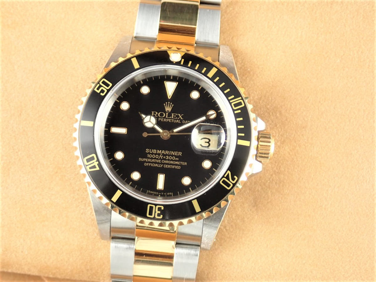 ロレックス サブマリーナー Ref.16613 ブラック文字盤 中古 submariner-290