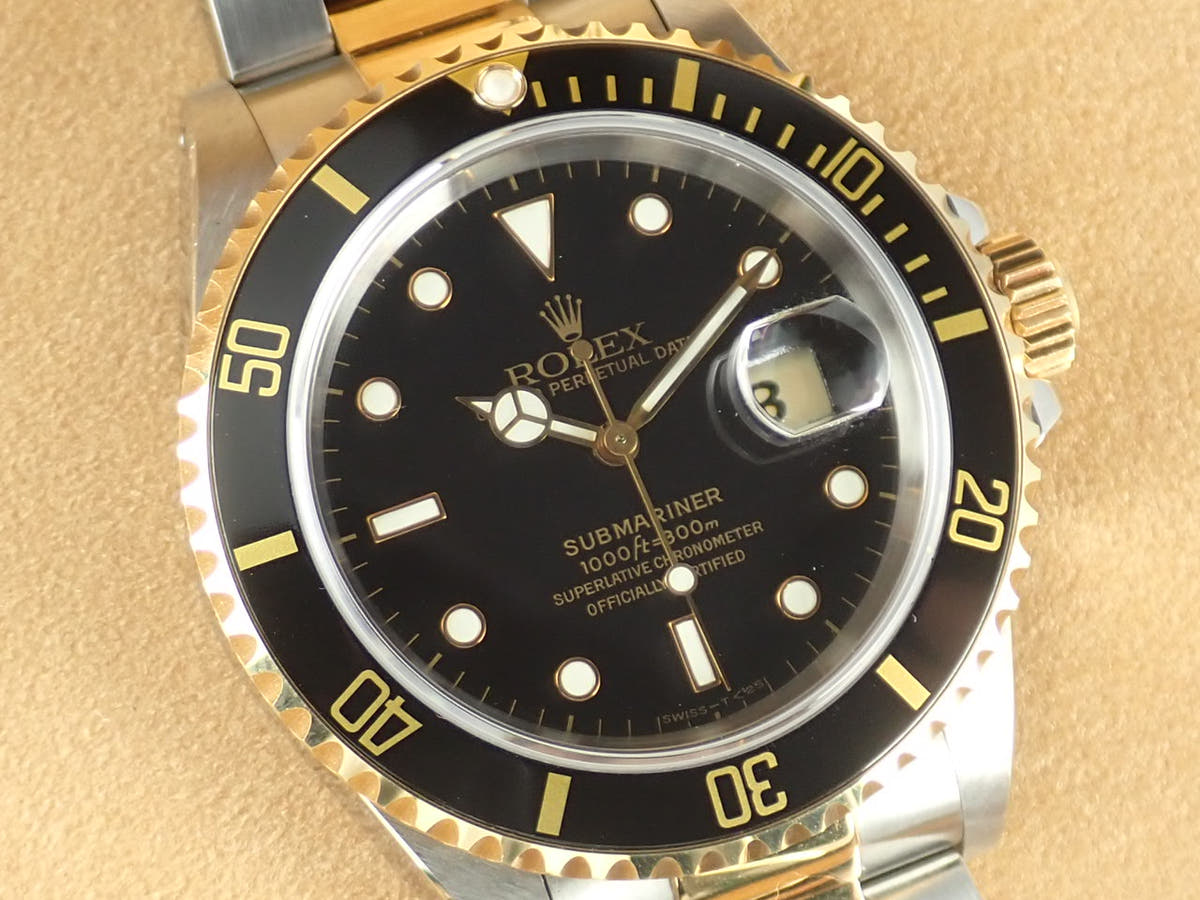 ロレックス サブマリーナー Ref.16613 ブラック文字盤 中古 submariner-290