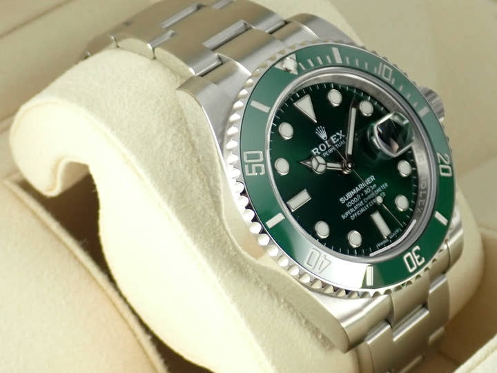 ロレックス サブマリーナー Ref.116610LV グリーン文字盤 未使用 submariner-294