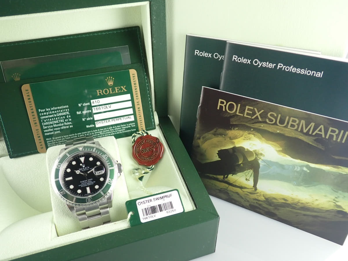 ロレックス サブマリーナー Ref.16610LV ブラック文字盤 デッドストック submariner-297