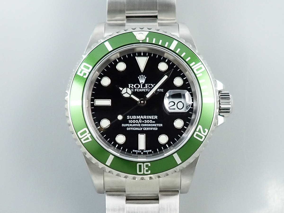 ロレックス サブマリーナー デイト Ref.16610LV ブラック文字盤 美品 9W398RZZ