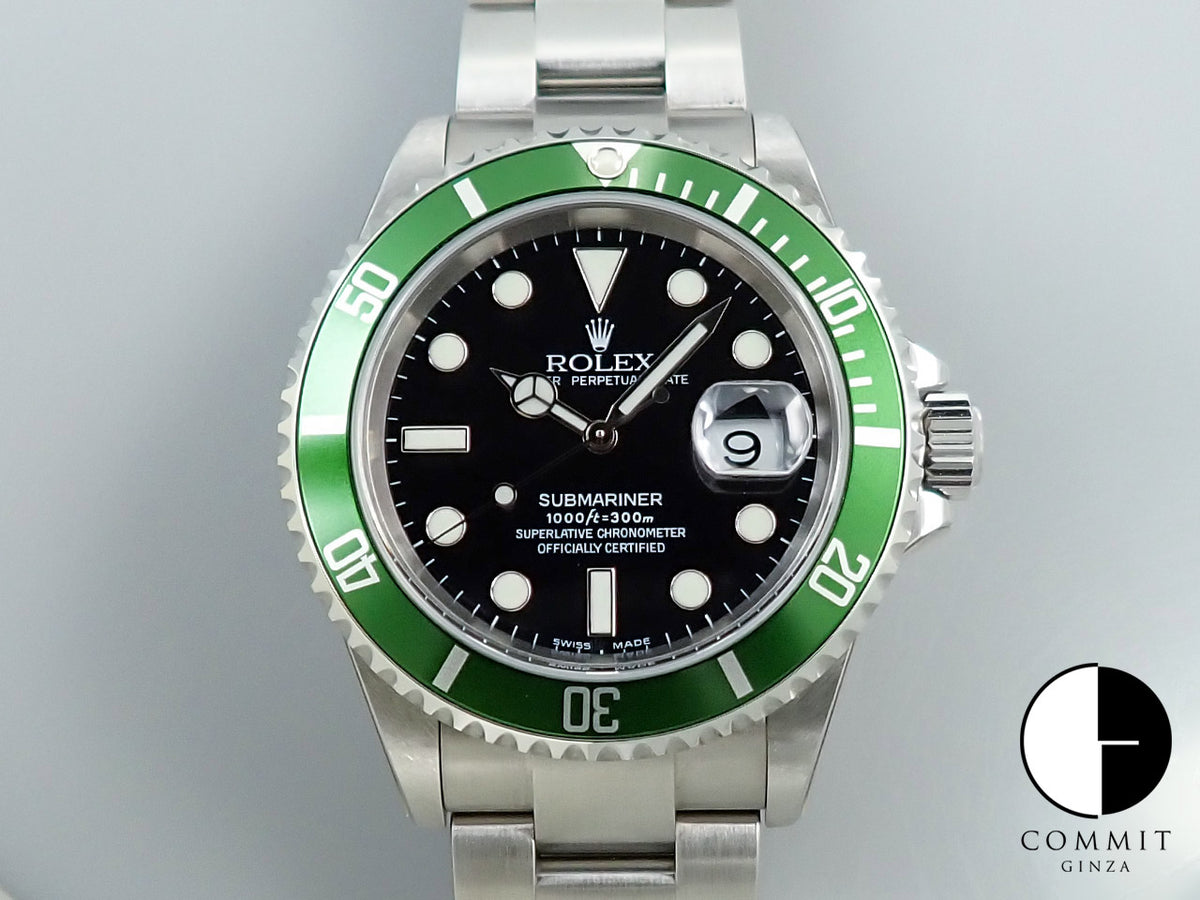 ロレックス サブマリーナー デイト Ref.16610LV ブラック文字盤 極美品 Z4018723