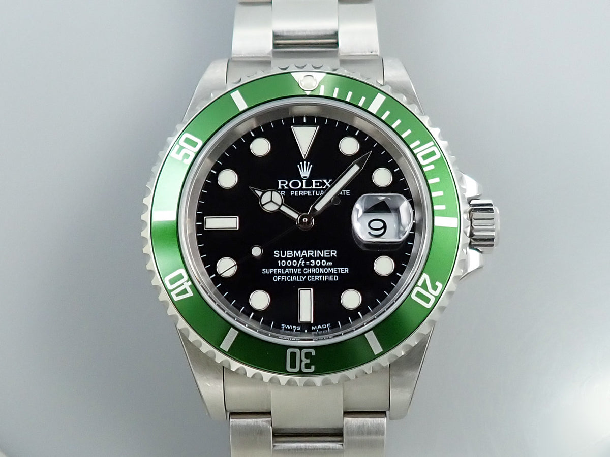 ロレックス サブマリーナー デイト Ref.16610LV ブラック文字盤 極美品 Z4018723