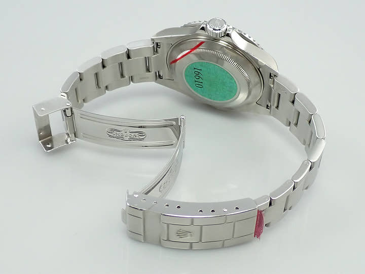 ロレックス サブマリーナー デイト Ref.16610LV ステンレススチール ブラック文字盤