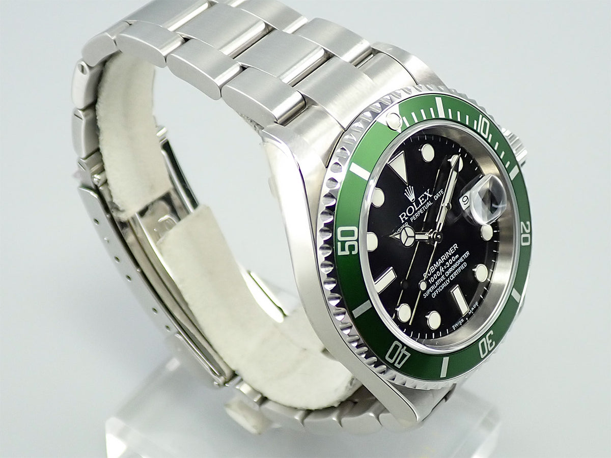 ロレックス サブマリーナー デイト Ref.16610LV ブラック文字盤 極美品 Z4018723