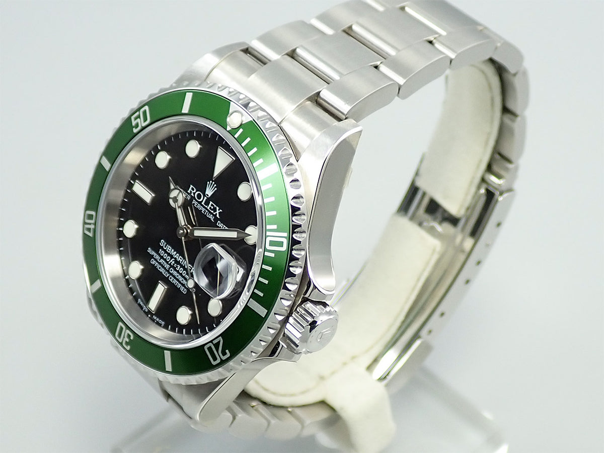 ロレックス サブマリーナー デイト Ref.16610LV ブラック文字盤 極美品 Z4018723
