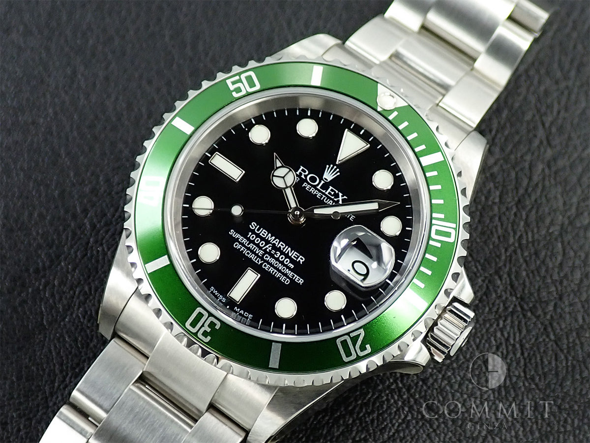 ロレックス サブマリーナー デイト Ref.16610LV ブラック文字盤 極美品 Z4018723