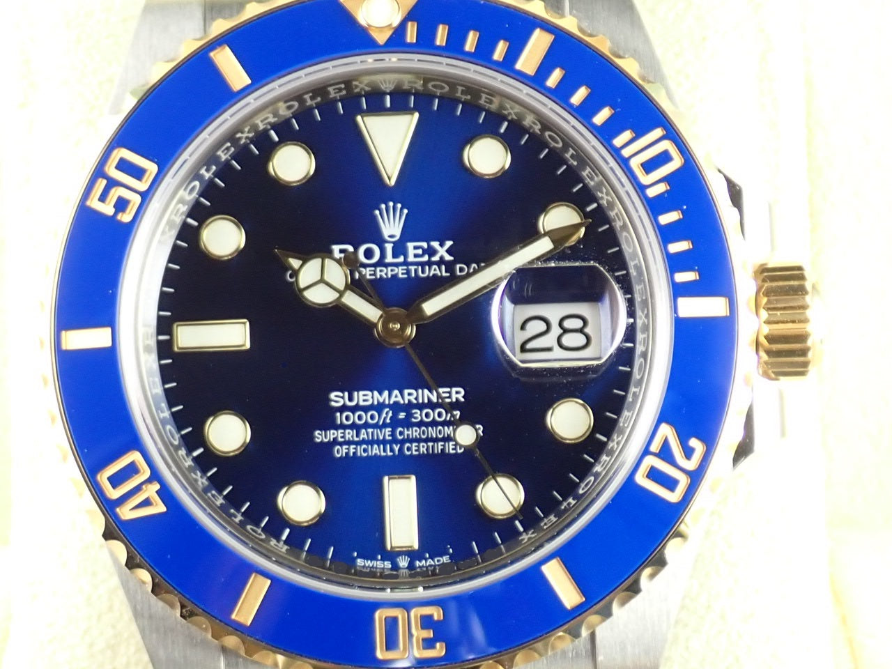 Rolex Submariner combination model new blue sub [unused] &lt;new warranty, box, etc.&gt;