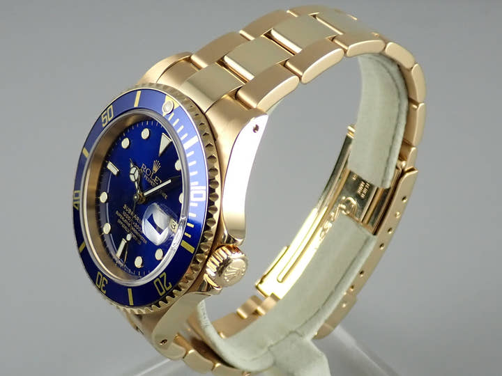 ロレックス サブマリーナー Ref.16618 ブルー文字盤 中古 submariner-311