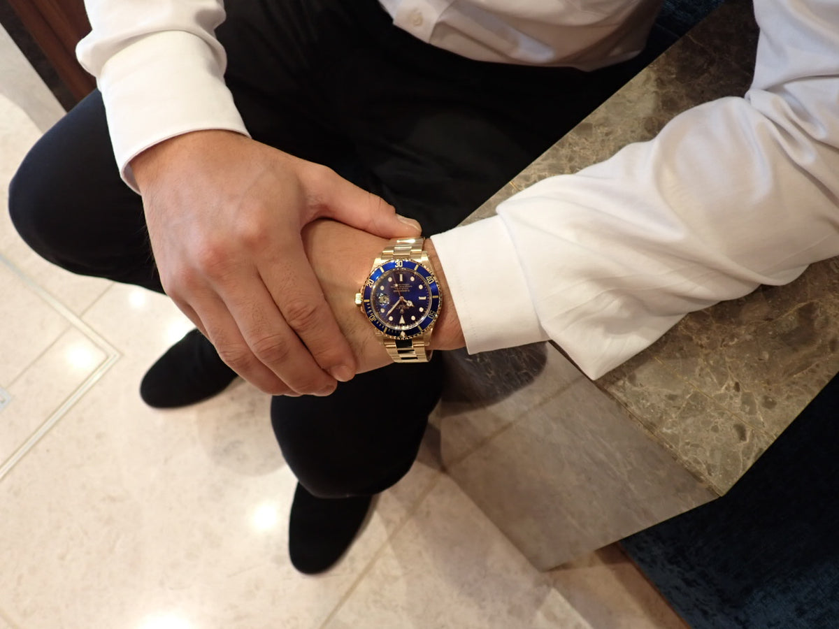 ロレックス サブマリーナー Ref.16618 ブルー文字盤 中古 submariner-311