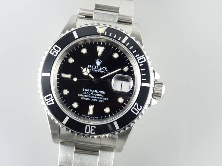 ロレックス サブマリーナー Ref.16610 ブラック文字盤 中古 submariner-313