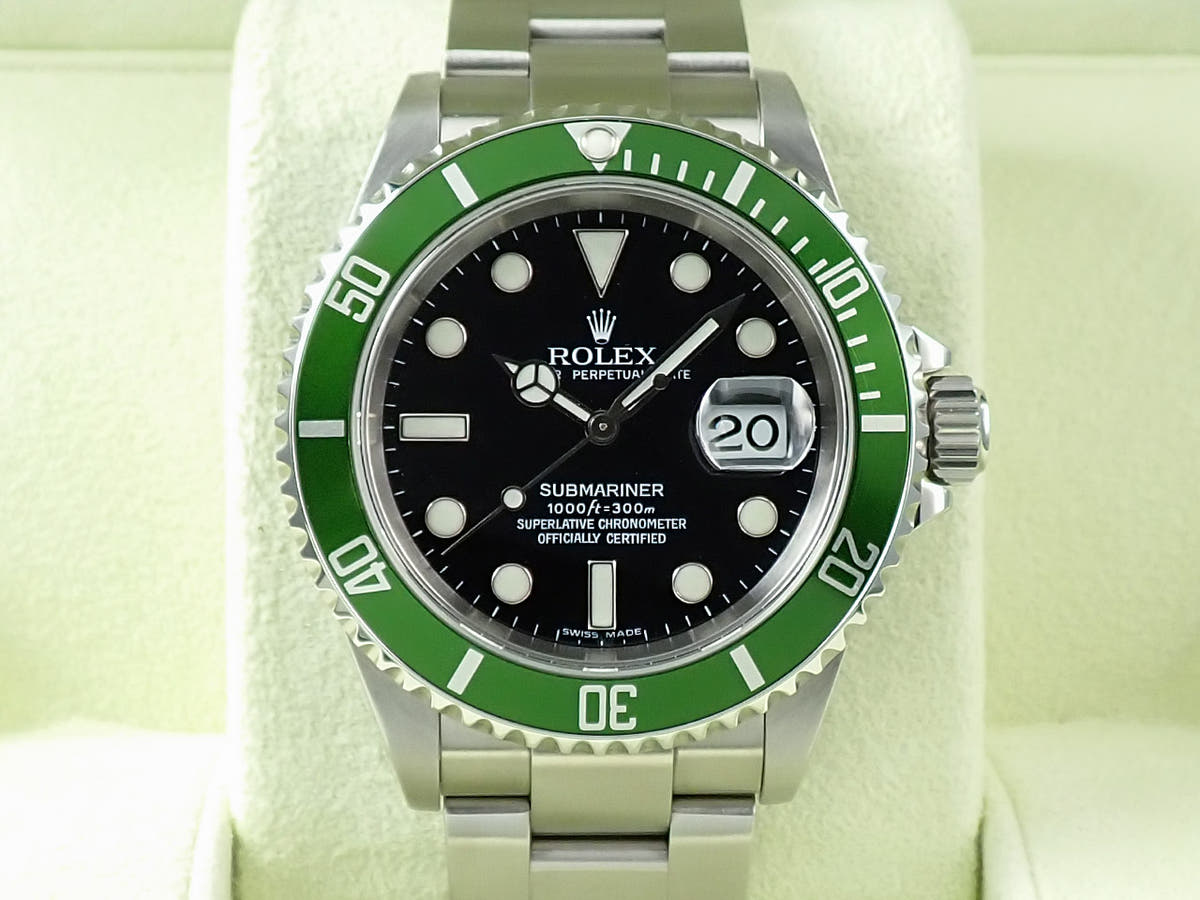 ロレックス サブマリーナー デイト Ref.16610LV ブラック文字盤 中古 YX2M15P2